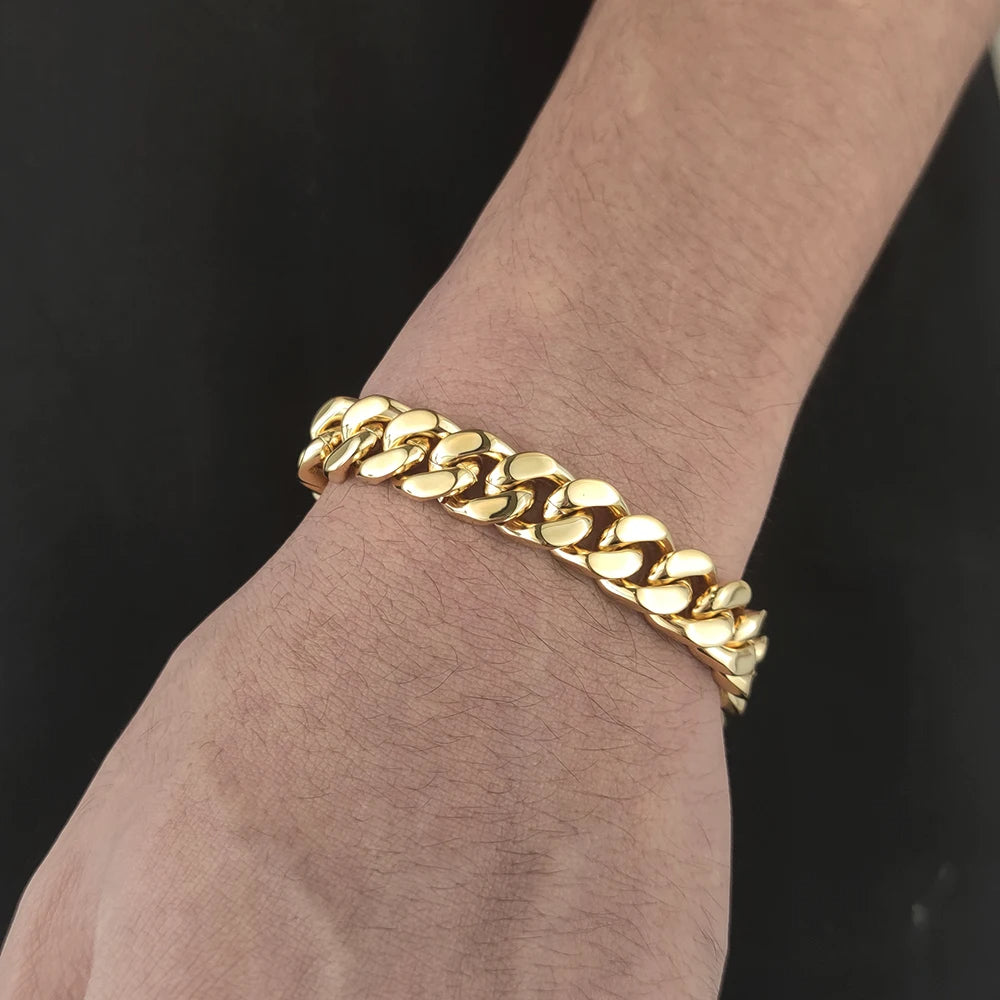 Pulseira Ouro 18K Dubai 8mm MR 258