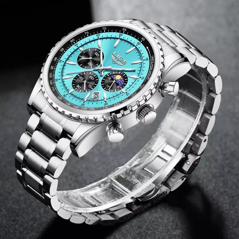Relogio Masculino Social Quartzo Pulseira de Aço MR 46 - MR SOUL