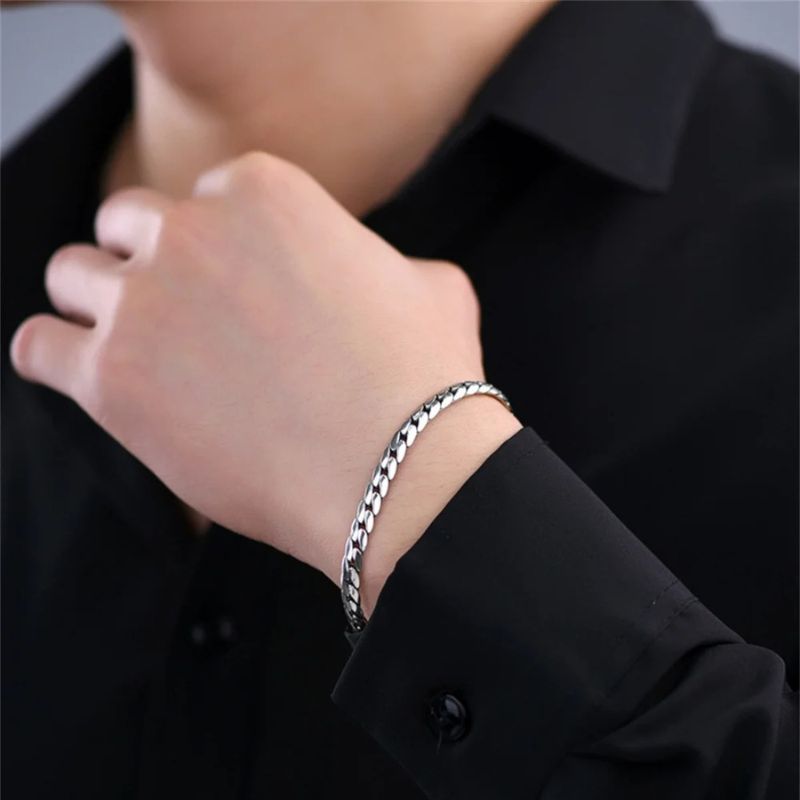 Pulseira de Prata Argent Flow MR 213