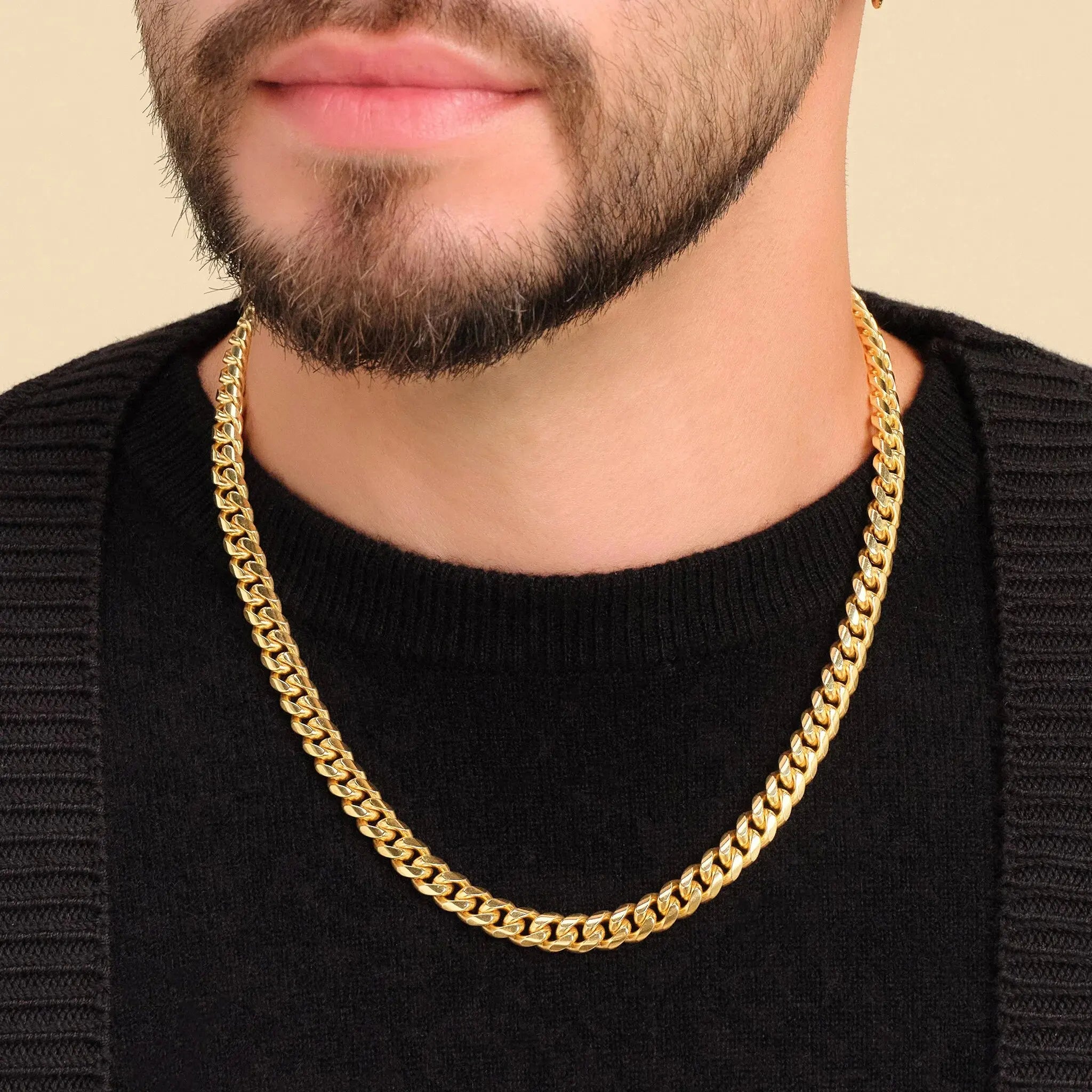 Corrente Ouro 18K Dubai 8mm MR 249