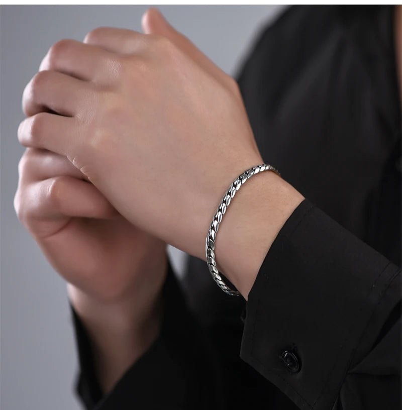 Pulseira de Prata Argent Flow MR 213 - MR SOUL