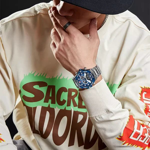 Relógio Masculino Pulseira de Aço Híbrido MR 37 - MR SOUL