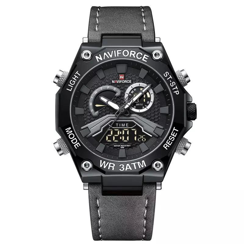 Relogio Masculino Pulseira de Couro Híbrido MR 38 - MR SOUL