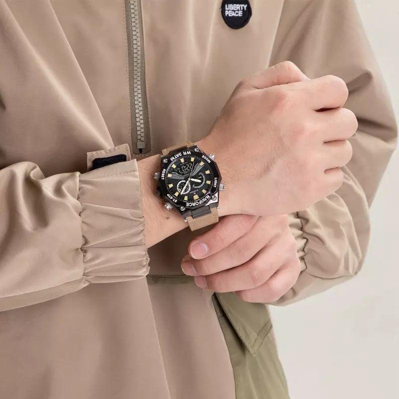 Relogio Masculino Pulseira de Couro Híbrido MR 38 - MR SOUL