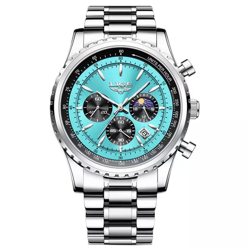 Relogio Masculino Social Quartzo Pulseira de Aço MR 46 - MR SOUL