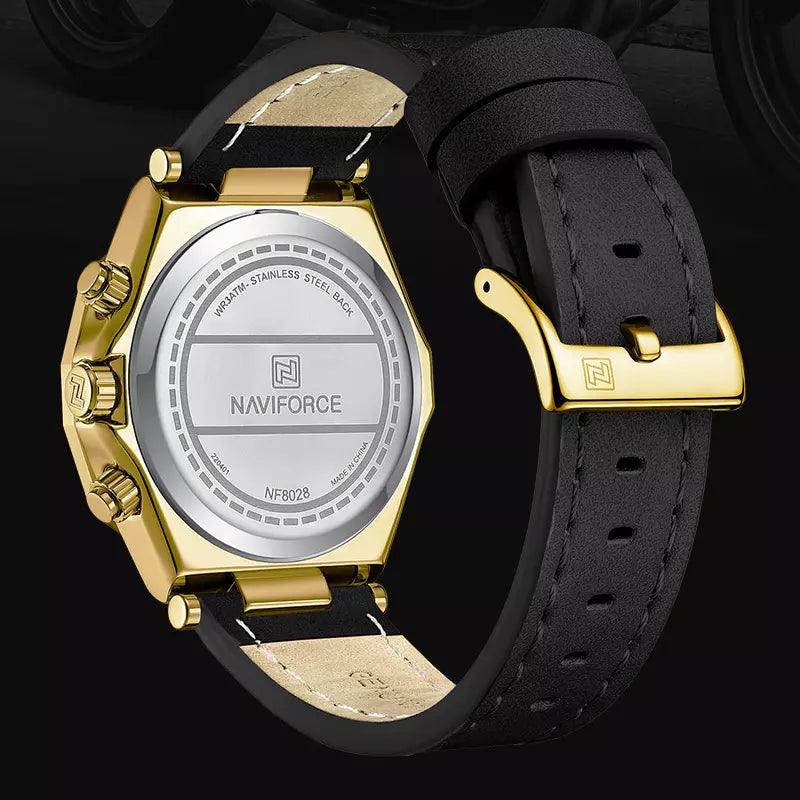 Relogio Social Masculino Pulseira de Couro MR 55 - MR SOUL